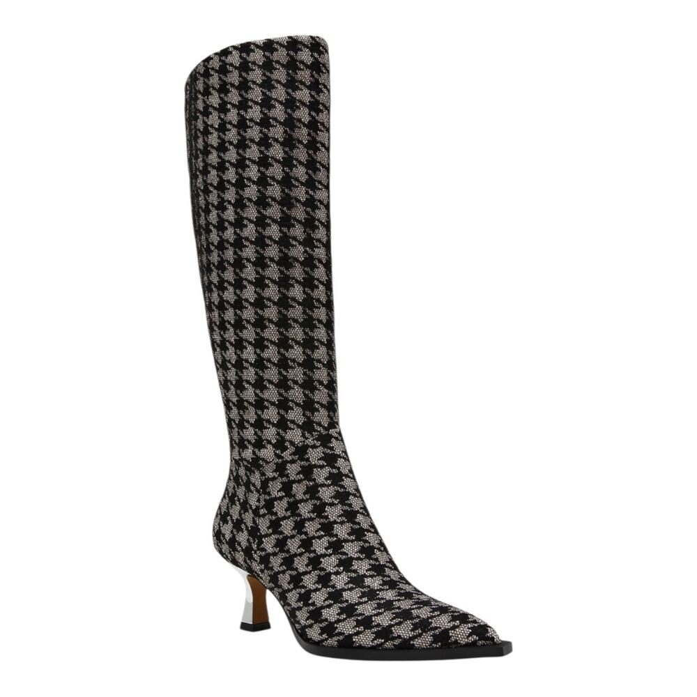 Betsey Johnson Women's Pamella Kitten Heel Dress Boots Black Size 8 M